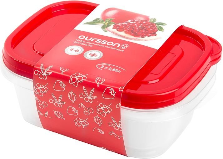 

Набор контейнеров Oursson CP1784S/RD