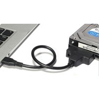 Адаптер USBTOP SATA - USB3.0 с разъемом питания ver.03