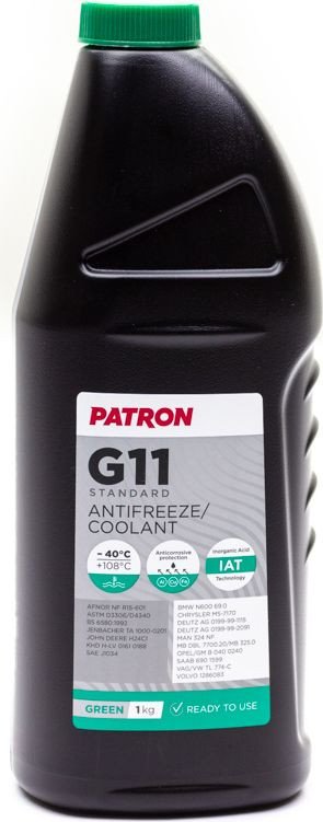 

Антифриз Patron G11 Standard Green 1кг