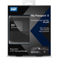 Внешний накопитель WD My Passport X WDBCRM0030BBK 3TB
