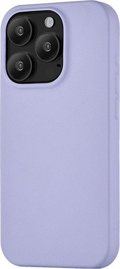 

Чехол для телефона uBear Capital Leather для iPhone 15 Pro (лавандовый)