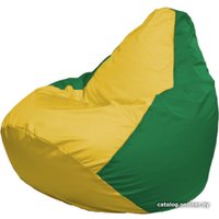 Кресло-мешок Flagman Груша Макси Г2.1-262 (зеленый/желтый)