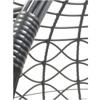 Подвесное кресло M-Group Капля Лори 11530304 (серый ротанг/зеленая подушка)