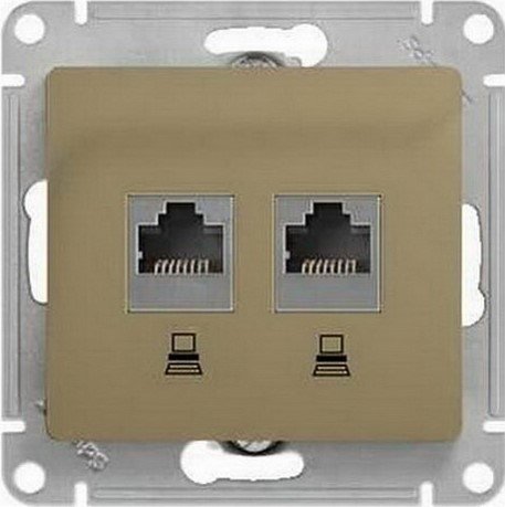 

Розетка компьютерная Schneider Electric Glossa GSL000485KK