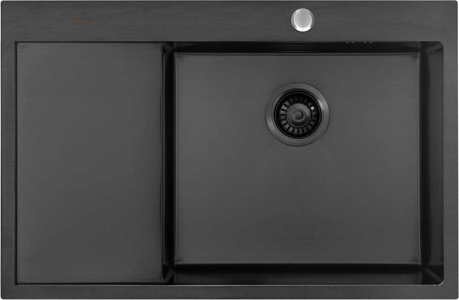 

Кухонная мойка ARFEKA AF 780*505 R Black PVD Nano