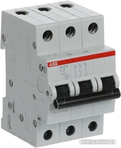 Выключатель автоматический ABB SH203-C50 3P 50А 2CDS213001R0504
