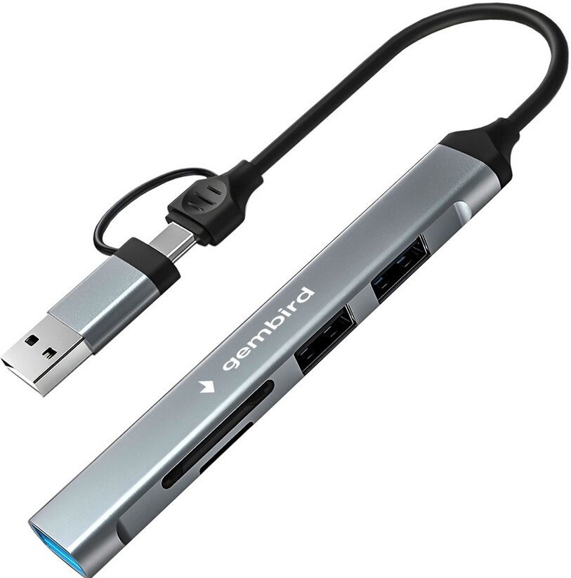 Карт-ридер Gembird FD2-MSD-3