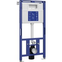 Инсталляция для унитаза Cersanit Aqua 50 Prime P 68178 с кнопкой Accento Circle для Aqua 69078 (кнопка черный матовый)