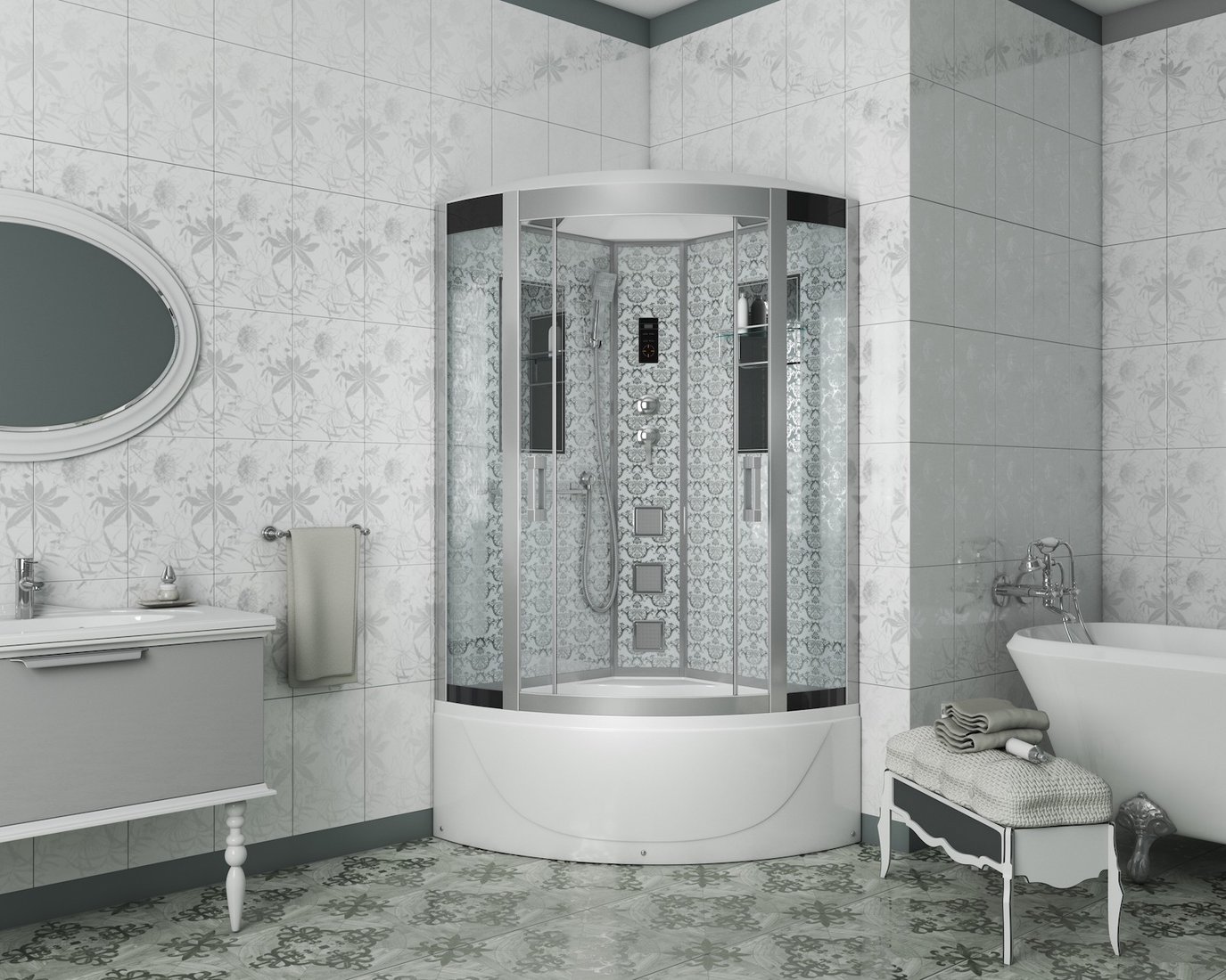 

Душевая кабина Niagara NG-7790W 90x90x220 (прозрачное стекло)