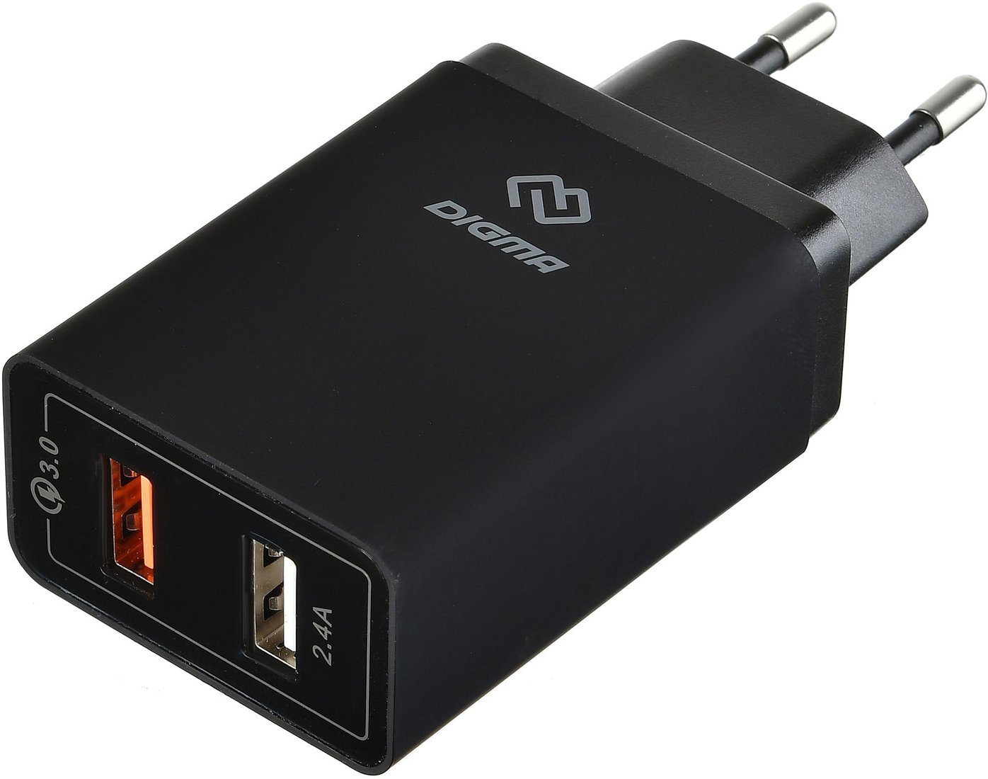 

Сетевое зарядное Digma DGWC-2U-QC3.0-BK