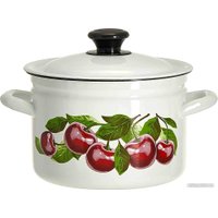 Кастрюля КМЗ Вишневый сад 41704-142/6-У4 (белый)