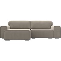 Угловой диван Лига диванов Лига-029 левый 121917L (микровельвет бежевый)