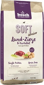 

Сухой корм для собак Bosch Soft+ Senior Land-Ziege & Kartoffel 2.5 кг