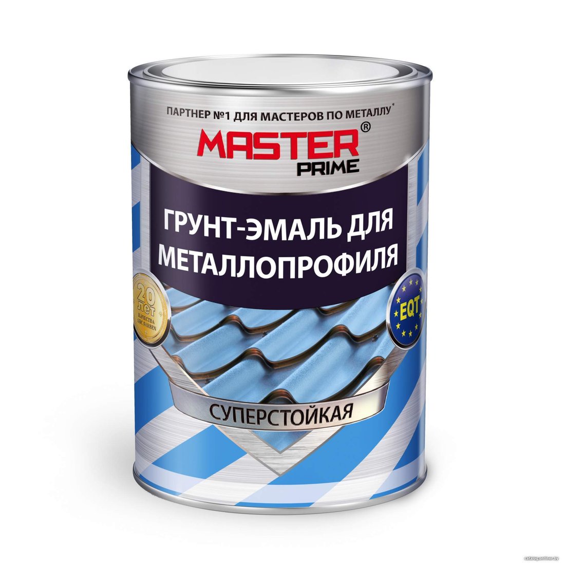 Грунт-эмаль Master Prime Для металлопрофиля RAL3005 0.9 кг (красное вино)
