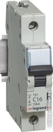 Выключатель автоматический Legrand TX3 1P C 16A 1П 6000/10kA 403916