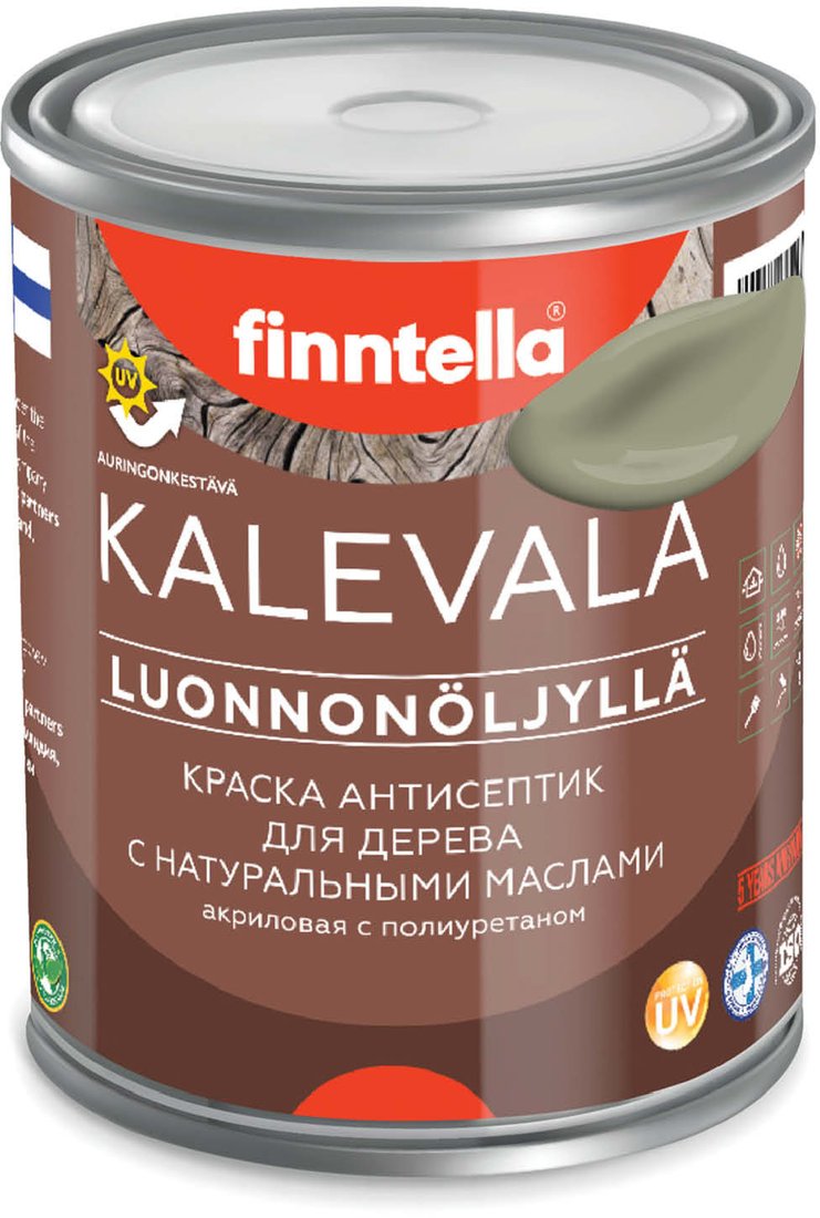 

Краска Finntella Kalevala Khaki F-13-1-1-FL022 0.9 л (зеленый/серый)