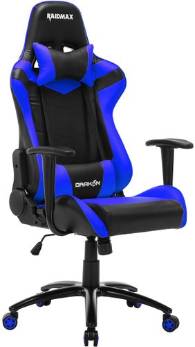 Игровое (геймерское) кресло Raidmax DK606RU (черный/синий)