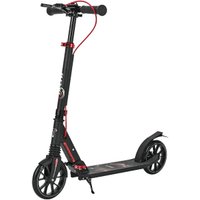 Двухколесный детский самокат Tech Team Delta (черный/красный)