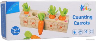 Набор развивающих игрушек Sima-Land Посади разные морковки 5492095