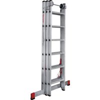 Лестница-стремянка Новая высота NV 523 трёхсекционная индустриальная 3x6 ступеней