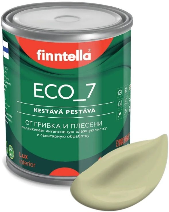 

Краска Finntella Eco 7 Lammin F-09-2-1-FL034 0.9 л (бледно-зеленый)