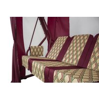 Садовые качели Arno-Werk Оазис Люкс Плюс 2016-КД-40/Л+ (бордовый)