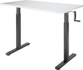 Manual Desk Compact 1360x800x36 мм (альпийский белый/черный)