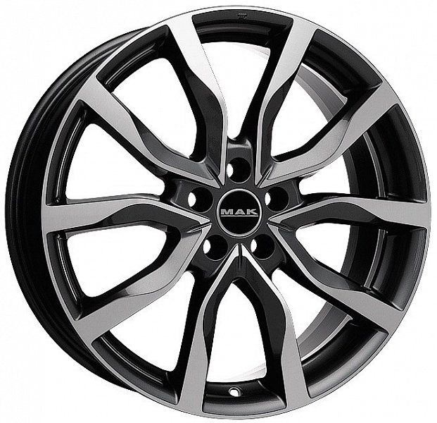 

Литые диски MAK Highlands 19x8" 5x120мм DIA 72.6мм ET 38мм Gun Met-Mirror Face