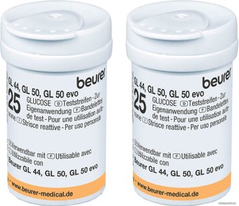 Тест-полоски Beurer Для GL 50/50 evo LB 2 46414 (50 шт)