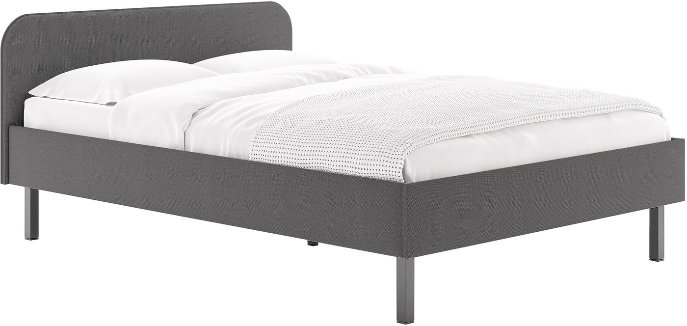 

Кровать Сонум Hanna с металлическим основанием 160x200 (багама серый)