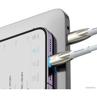 Кабель Baseus Glimmer Series Fast Charging Data Cable 20W USB Type-C - Lightning (2 м, белый)