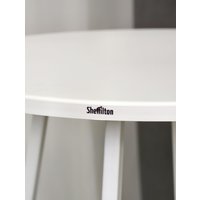 Журнальный столик Sheffilton SHT-T109 (белый муар)