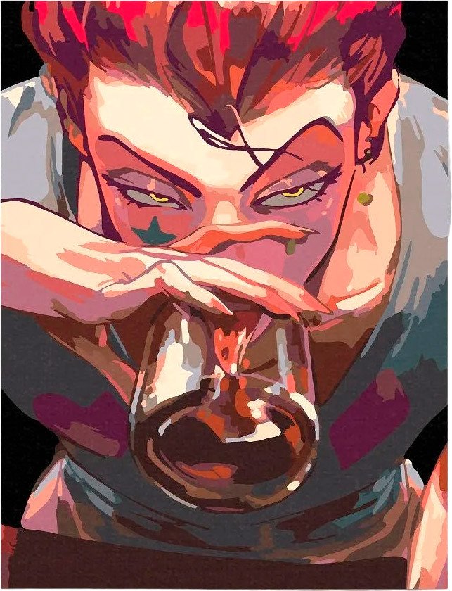 

Картина по номерам Red Panda Хисока Hunter x Hunter p55233