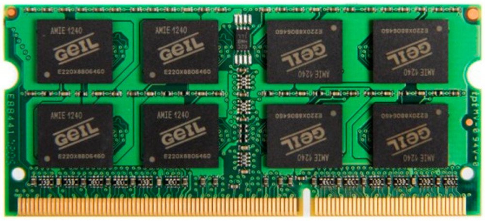 

Оперативная память GeIL 8GB DDR3 SO-DIMM PC3-12800 [GGS38GB1600C11SC]