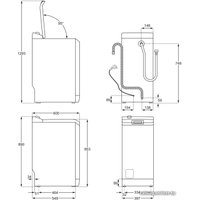 Стиральная машина с вертикальной загрузкой Electrolux EWT0862IFW