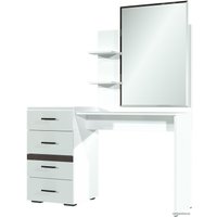Туалетный столик с зеркалом SV-Мебель Соло ФР-10034112 144394 (белый/белый глянец/венге)