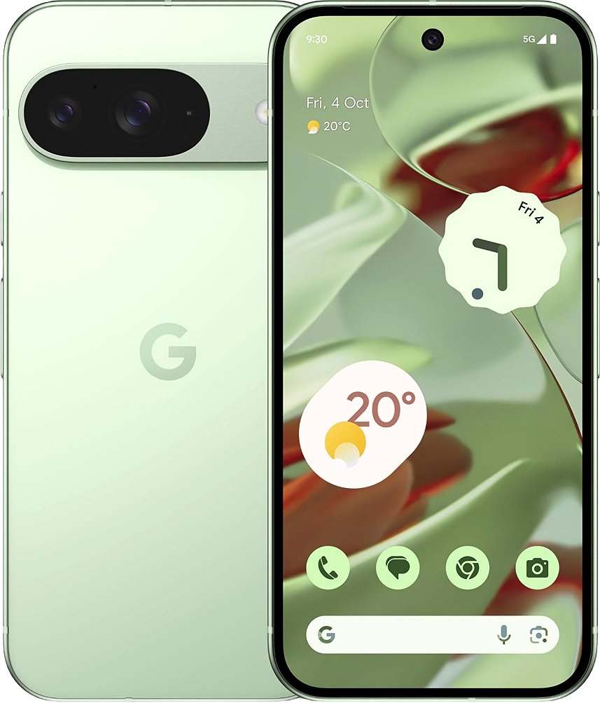 

Телефон Google Pixel 9 12GB/128GB (винтергрин)