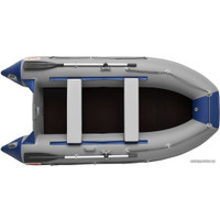 Моторно-гребная лодка Roger Boat Hunter 3000 (без киля, серый/синий)