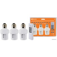 Умный патрон для лампочки TDM Electric ПУ3-П2.3-Е27 с функцией диммирования (3 приемника) SQ1508-0203