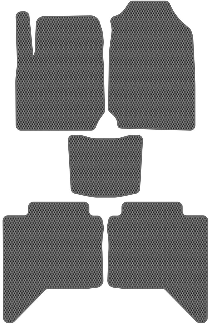 

Комплект ковриков для авто Alicosta Isuzu D-MAX III (пикап / RG) 2021 - Н.В. (серый, ромб)