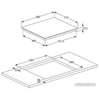 Варочная панель Indesit IB 41B60 BF