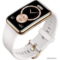 Умные часы Huawei Watch FIT Elegant Edition (золотистый/белый)
