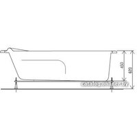 Ванна Artel Plast Оливия 170х70