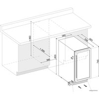 Винный шкаф Dunavox DAU-32.81SS
