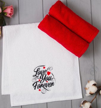 Набор полотенец Экономь и Я Love You Forever 4880087