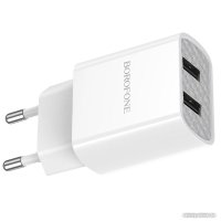 Сетевое зарядное Borofone BA53A microUSB (белый)