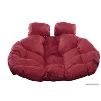 Подвесное кресло M-Group Для двоих 11450302 (серый ротанг/бордовая подушка)