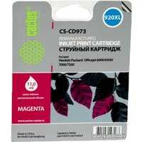 Картридж CACTUS CS-CD973 (аналог HP 920XL (CD973AE))