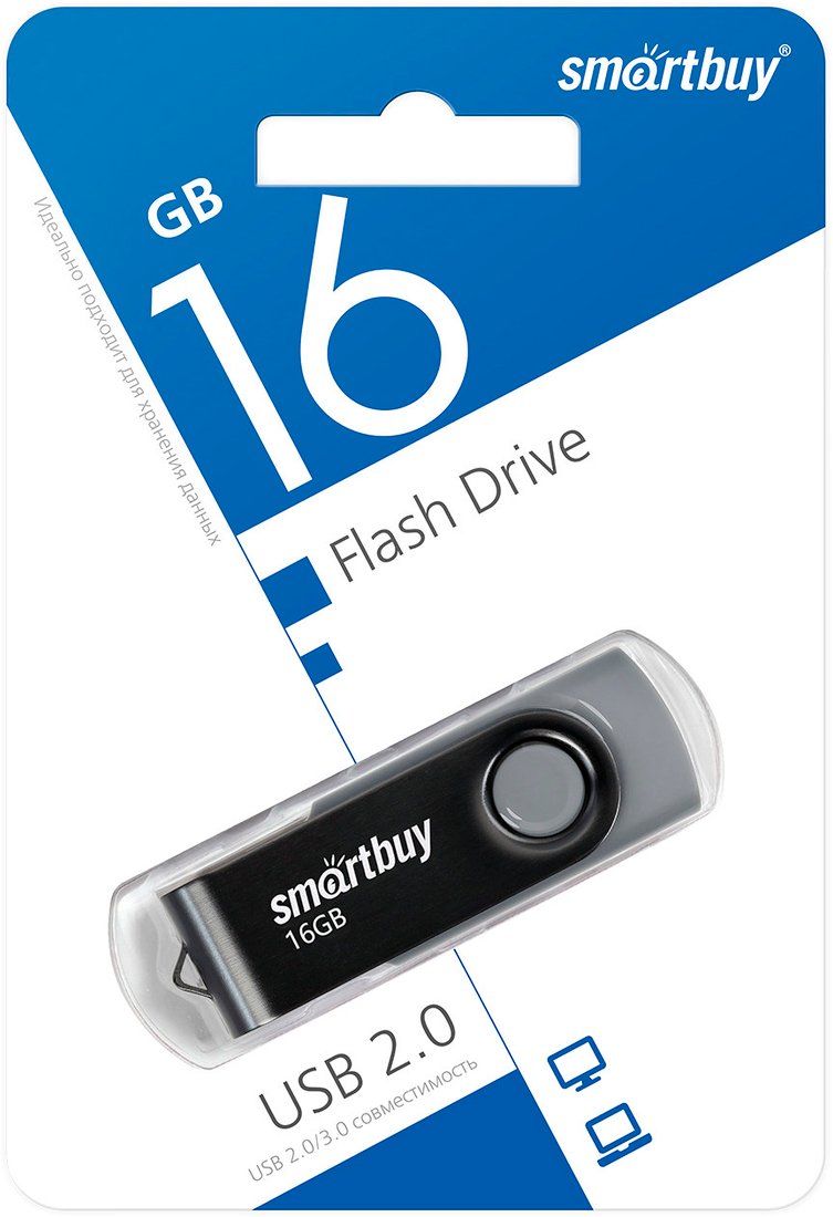 

USB Flash SmartBuy Twist 16GB (черный)