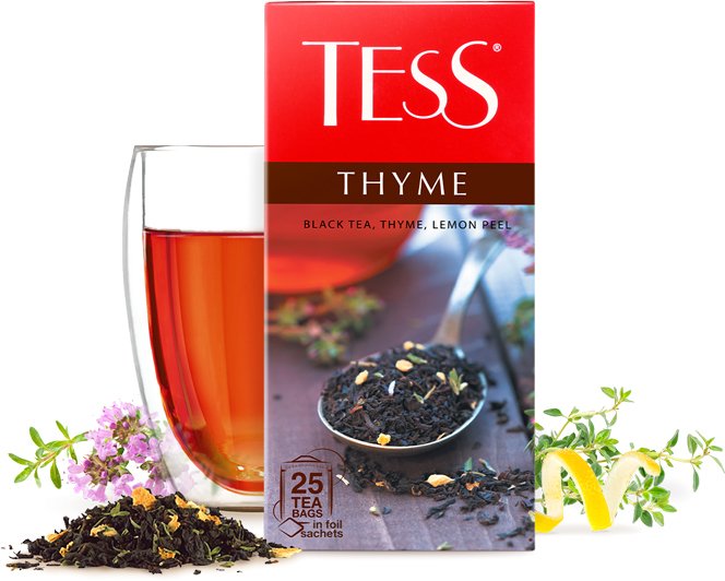 

Черный чай Tess Thyme 25 шт